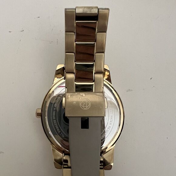 NEW Relic by Fossil Men's Watch ZR15718 Gold Tone Pearlescent Face No Battery - Picture 9 of 15